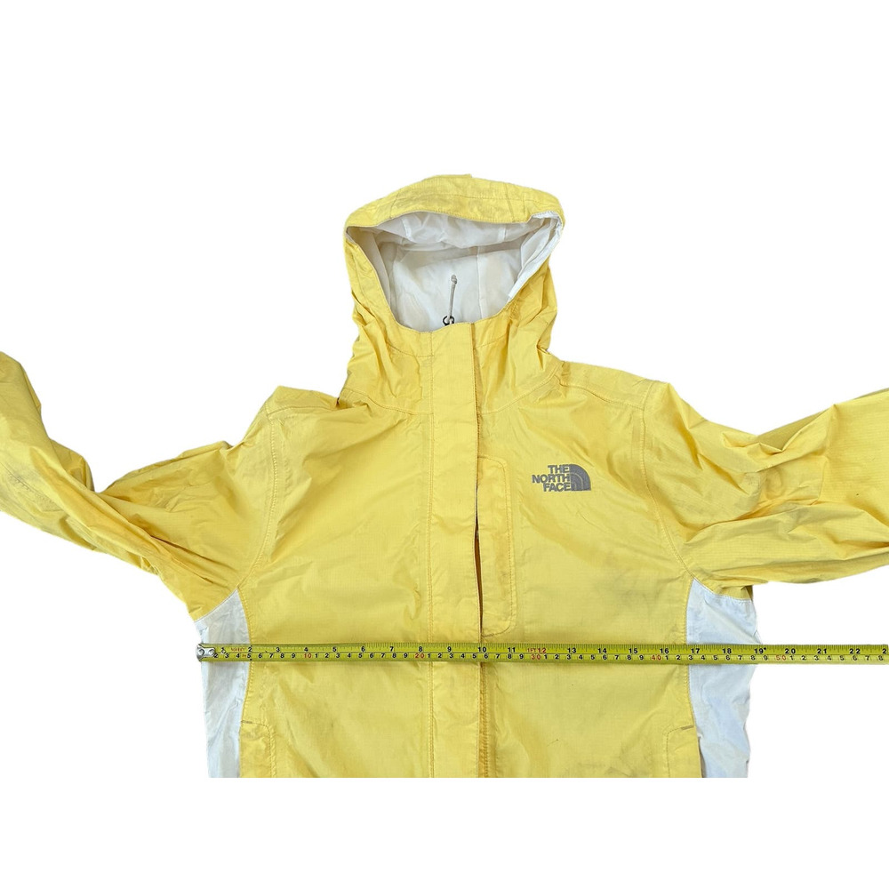 North Face Hyvent Womens XS Yellow Shell Jacket - Picture 7 of 11